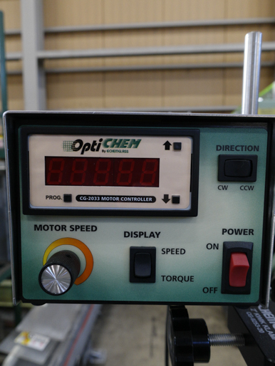 【1】<br>ガラス反応釜<br><br>精密温調器