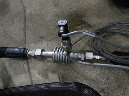 【1】<br>ガラス反応釜<br><br>精密温調器