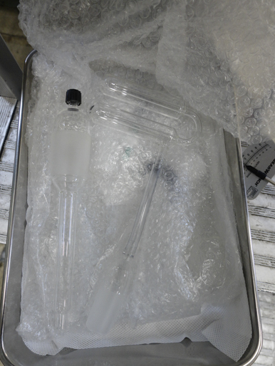 【1】<br>ガラス反応釜<br><br>精密温調器