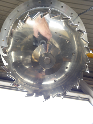 ※未使用品※<br>真空脱泡<br>SUS撹拌槽<br><br>ディスパー