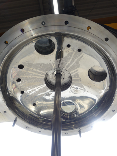 ※未使用品※<br>真空脱泡<br>SUS撹拌槽<br><br>ディスパー