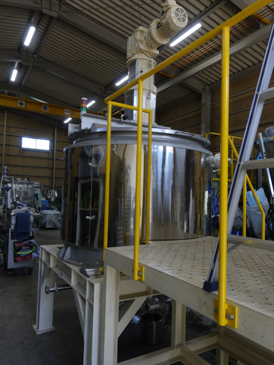 ジャケット付<br>ステンレス<br>撹拌槽