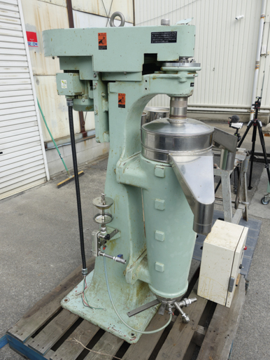 【1】<br>円筒縦型<br>超高速遠心分離機<br><br>シャープレス