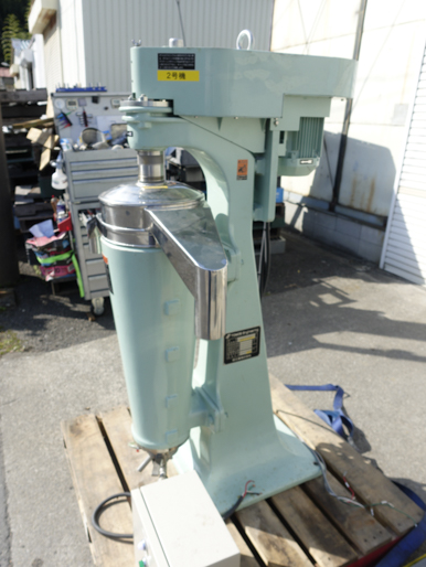【2】<br>円筒縦型<br>超高速遠心分離機<br><br>シャープレス