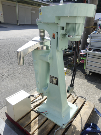 【2】<br>円筒縦型<br>超高速遠心分離機<br><br>シャープレス
