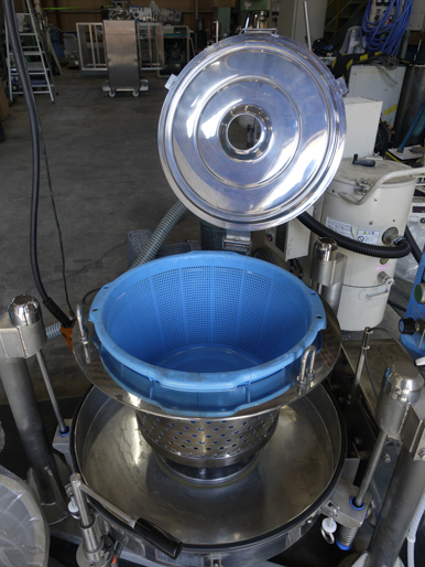 ザルカゴ<br>遠心脱水機<br><br>ステンレス仕様