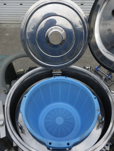 ザルカゴ<br>遠心脱水機<br><br>ステンレス仕様