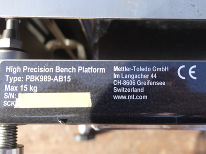 電子台はかり<br><br>高精度<br>ベンチスケール<br><br>台秤